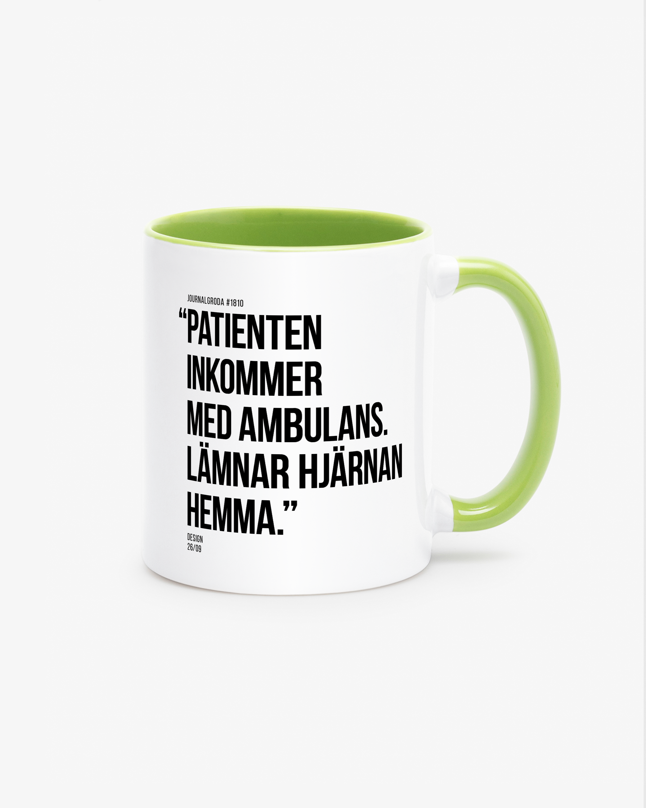 Journalgrodor Mugg #3 Grön