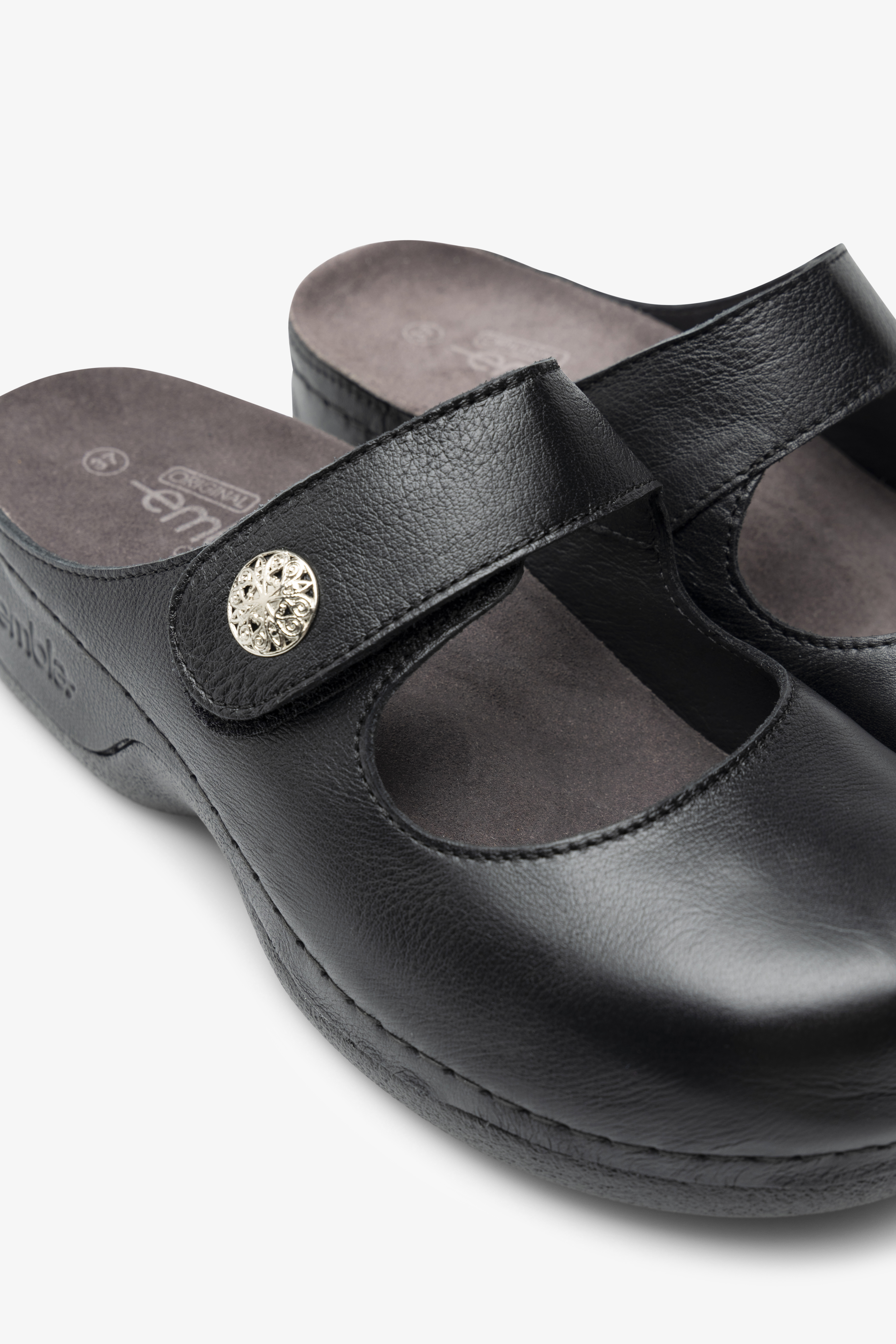 Embla 2012 Dametøffel Ergoflex Sort