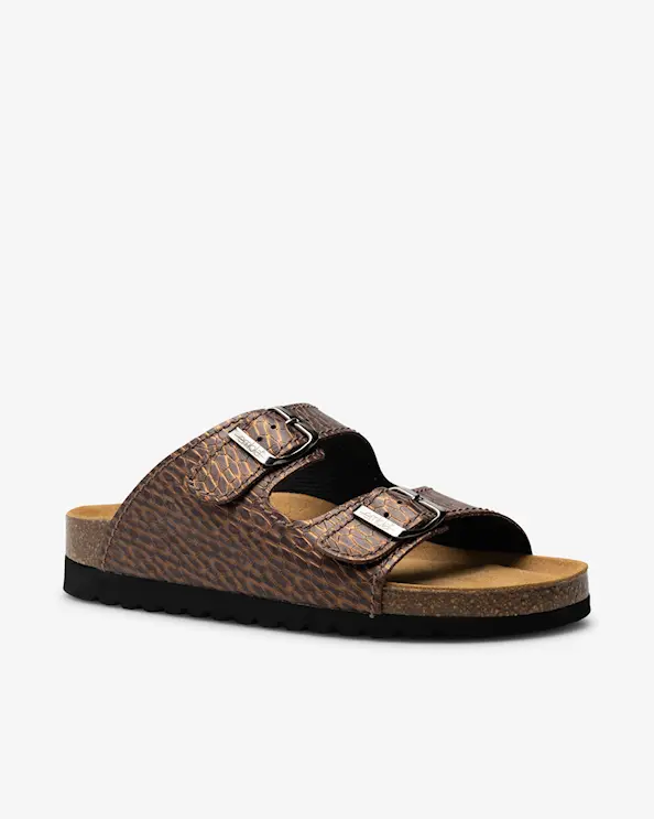 Embla 2736 Airbed Sandal Brons Mönstrad