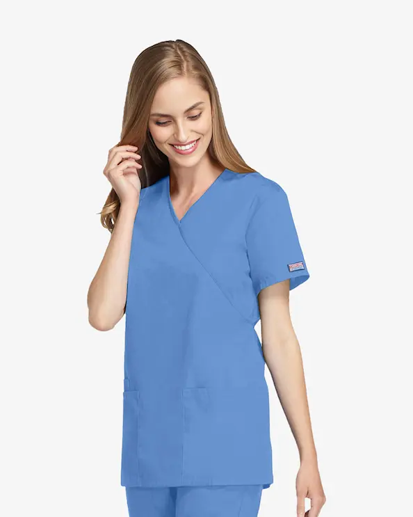 Cherokee Originals Mock Wrap Top WWE4801 Hellblau