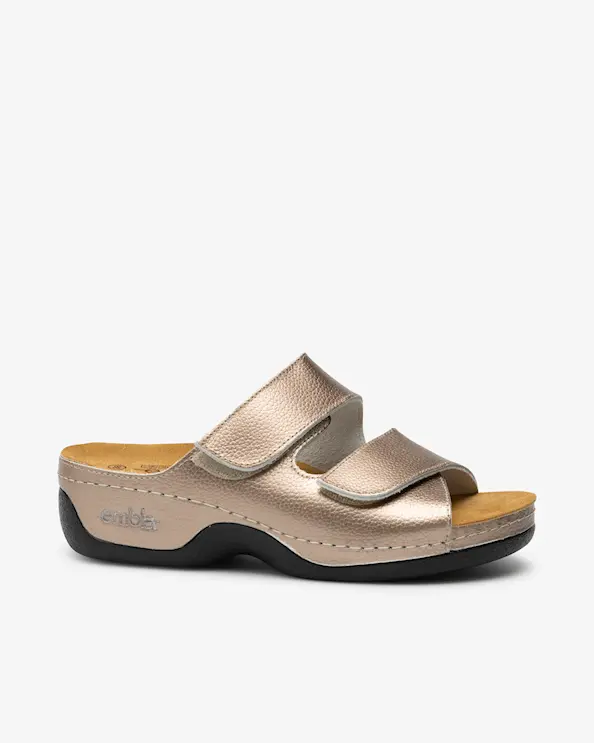 Embla 2530 Ergoflex Sandal Champagne/Metallic