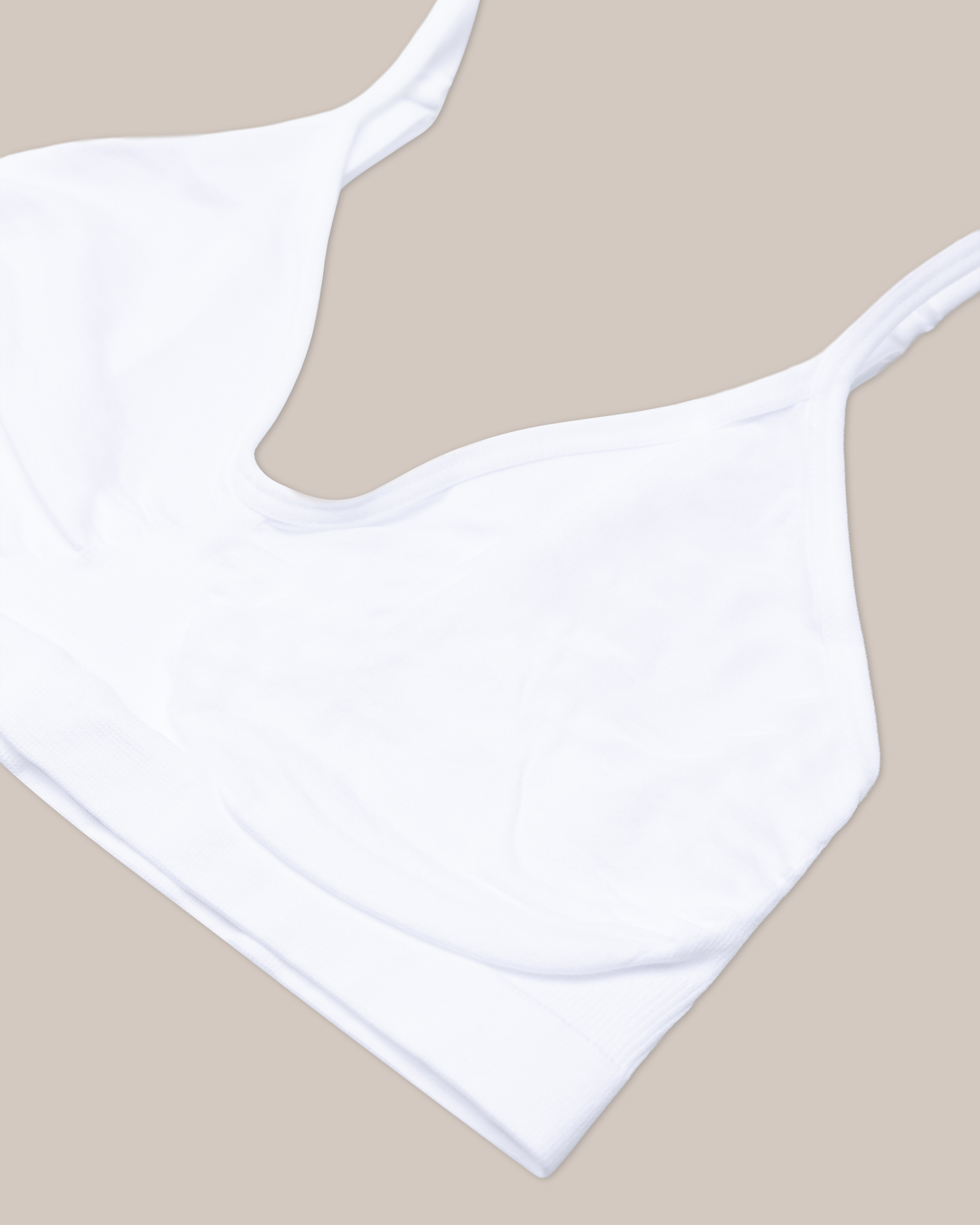 Seamless Topp Marie Vit Smala band