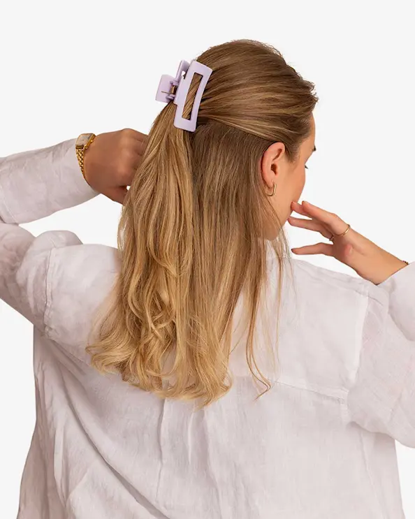 Léonie Hårklämma Medium  Lavendel