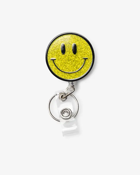 Jojo kortin haltija Happy Glitter Keltainen Glow