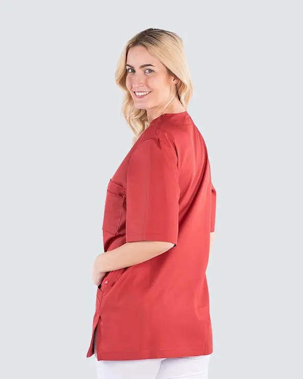 Segers Punainen Tunika Tencel Unisex