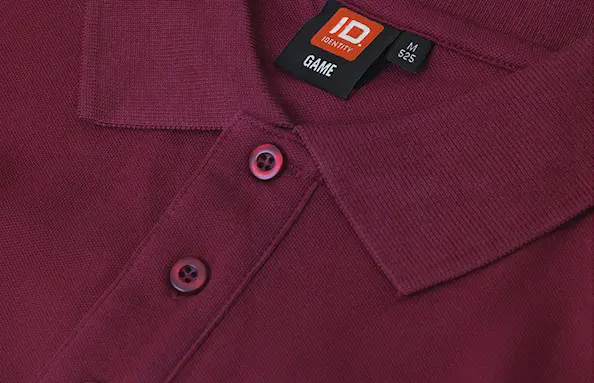 ID Identity Poloshirt Herren Weinrot