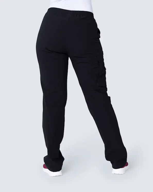 Almedahls Svart Byxa med Resår Unisex
