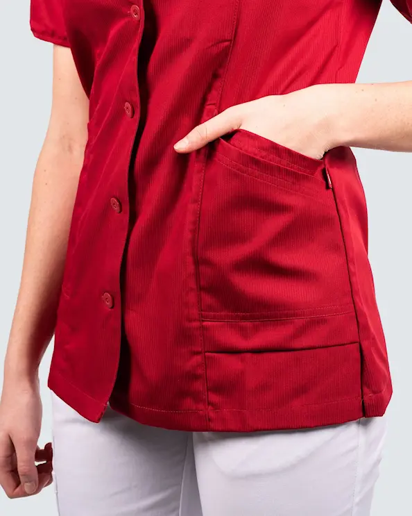 South West Staccato Aila Rød Bluse Dame