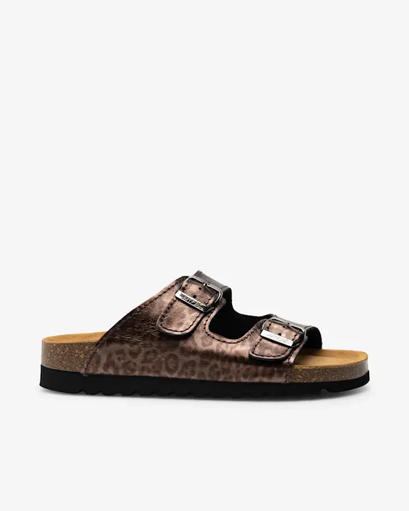 Embla 2736 Naistensandaali Airbed Leopardi Ruskea