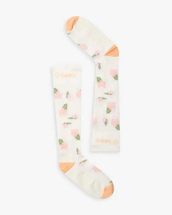 Beez Støttestrømpe Sissi Off white