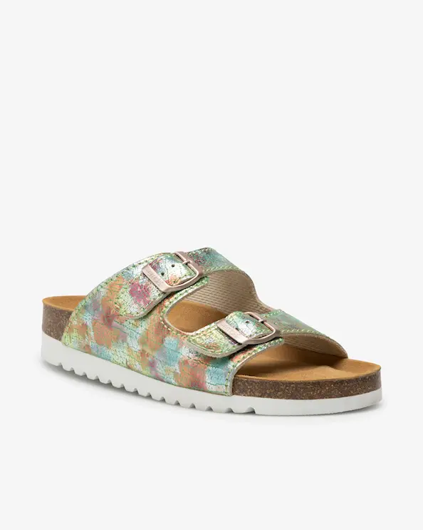 Embla 2736 Airbed Sandal Grön Metallic