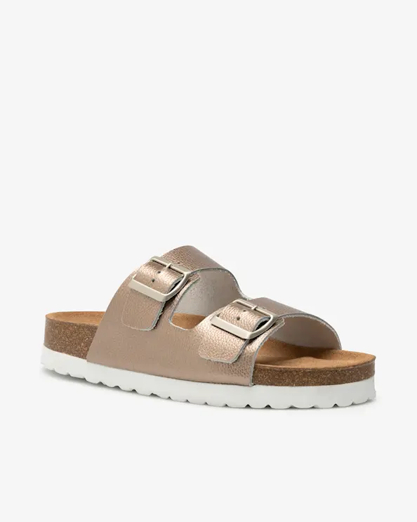 Embla 2426 Damesandal Champagne/Metallic