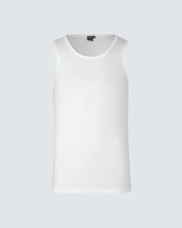 ID Identity Tanktop menn Hvit