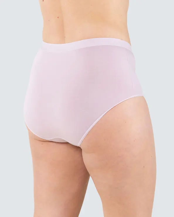 Highwaist-trosa Bambu Rosa