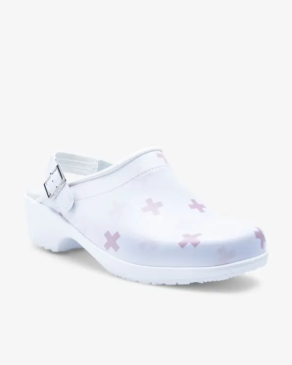 Beez Klassisk Arbetssko Medical Dusty Pink