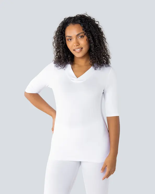 Beez Basics T-shirt 3/4 ärm Vit
