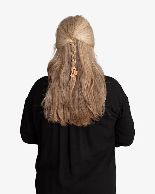 Léonie Hårspange Mini 2-pak Oransje
