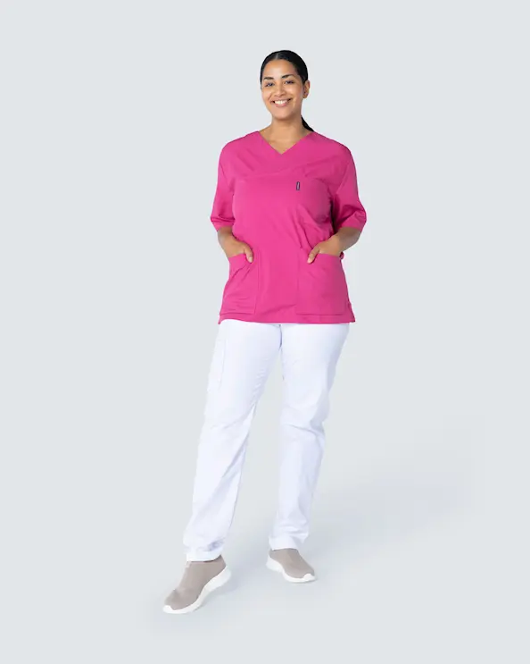 Almedahls Cerise V-blus Unisex