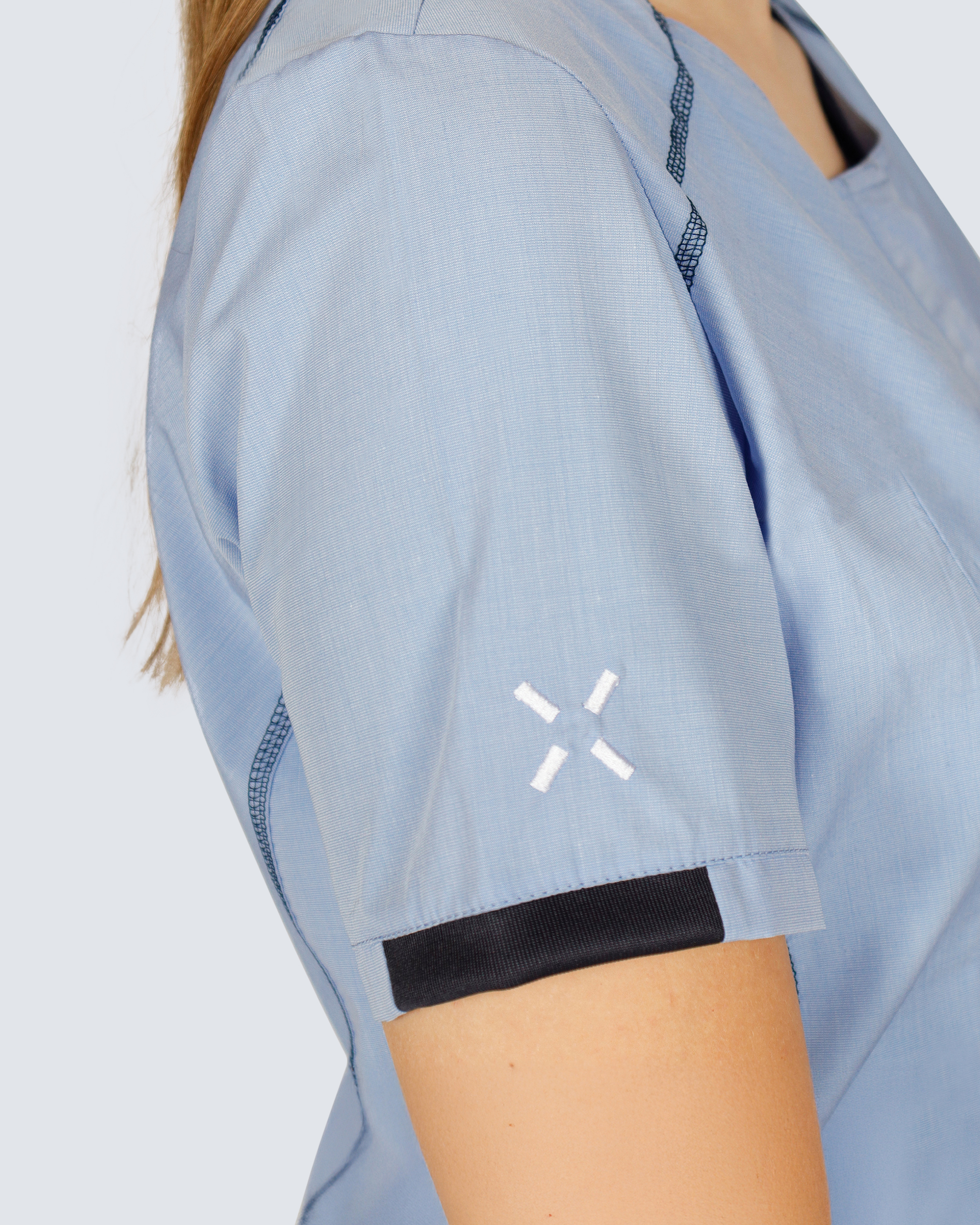 Nybo Sporty Shirt Naisten Vaaleansininen