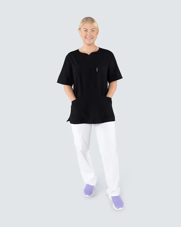 Almedahls Svart Krinklad Bussarong Unisex