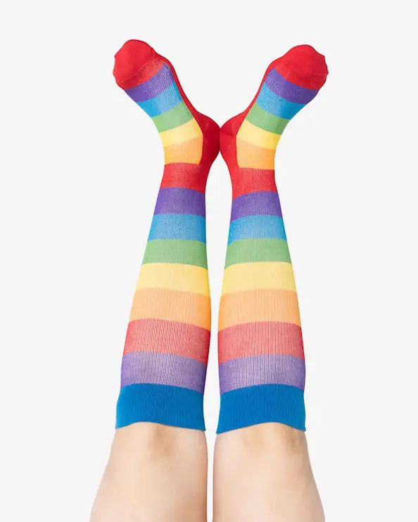 Stödstrumpa Pride Rainbow