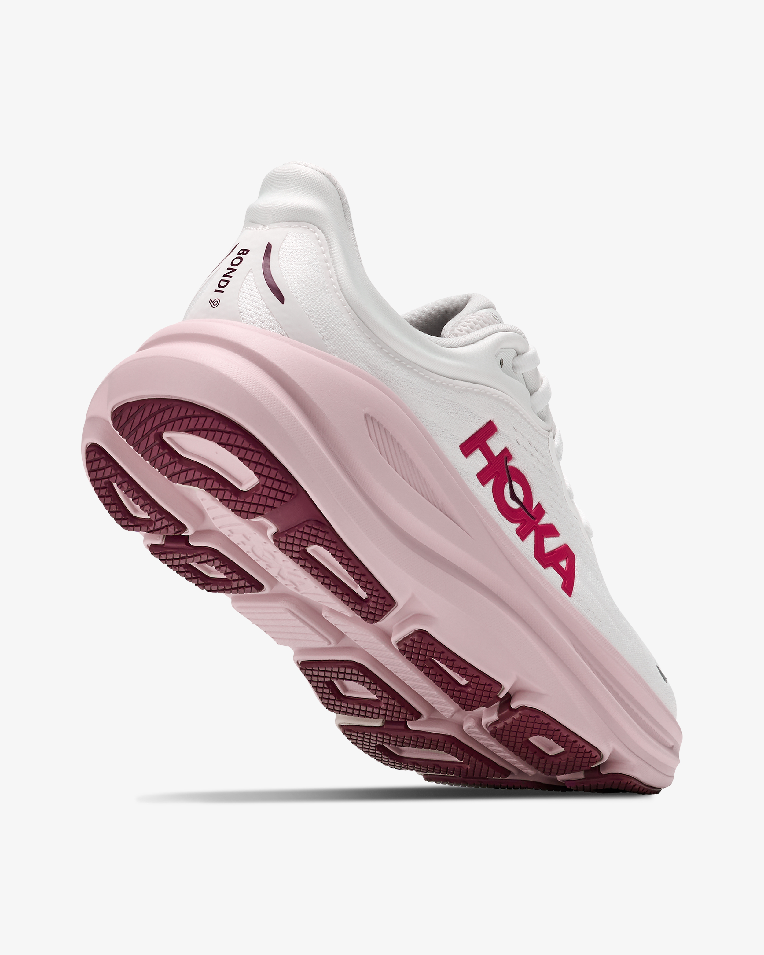 Hoka W Bondi 9 Sneaker White/Pink Opal