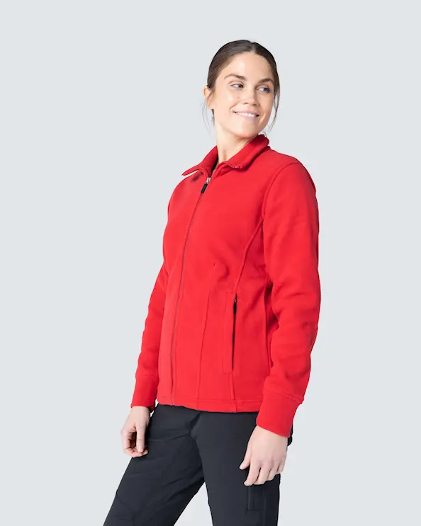 South West Regina Fleecetakki Punainen Naiset