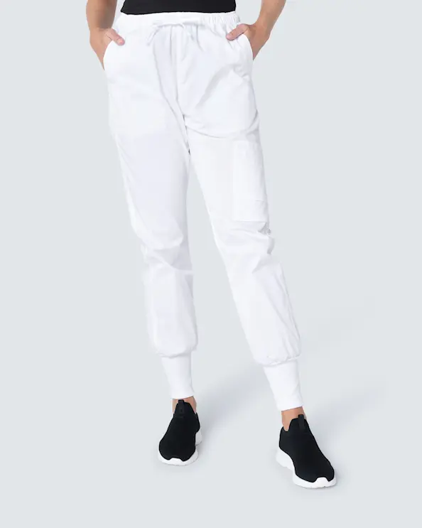 WAW Noa Vit Arbetsbyxa Unisex