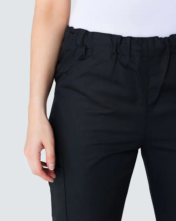 SW Staccato Abbe Sort Bukser med mulighed for opsmøg Unisex