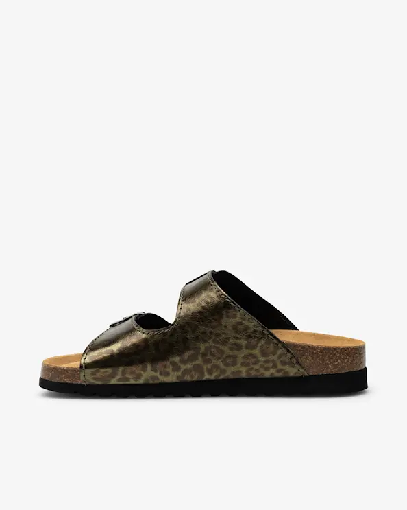 Embla 2736 Airbed Sandal Leopard Khaki