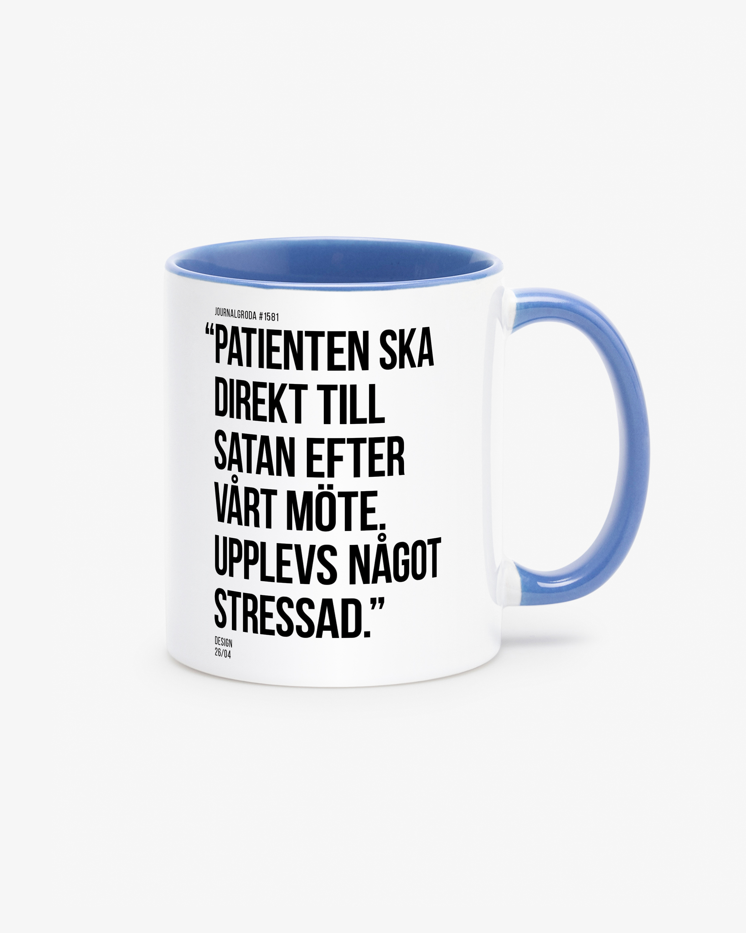Journalgrodor Mugg #1 Blå