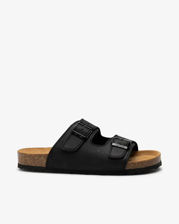 Embla 2185 Airbed Sandal Bred Svart