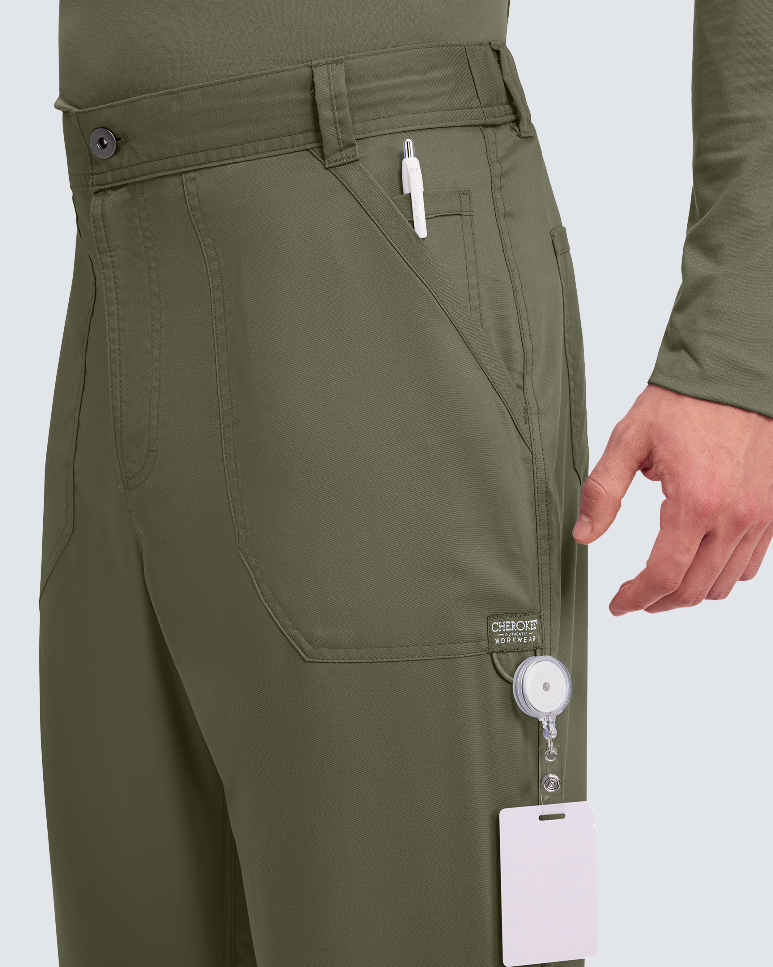 Cherokee Revolution Bukser WWE140 Olivengrøn