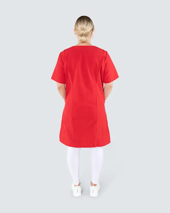 Almedahls Punainen Poimutettu Mekko
