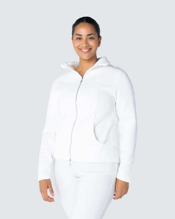 WAW Ladies Sweatshirt Natural White