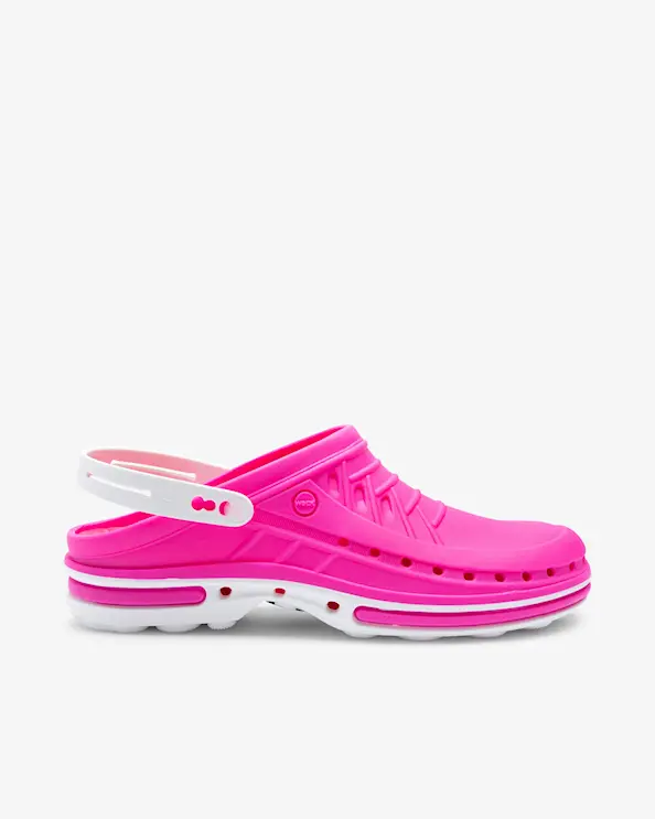 Wock Clog Slip in Hygiensko Rosa/Cerise