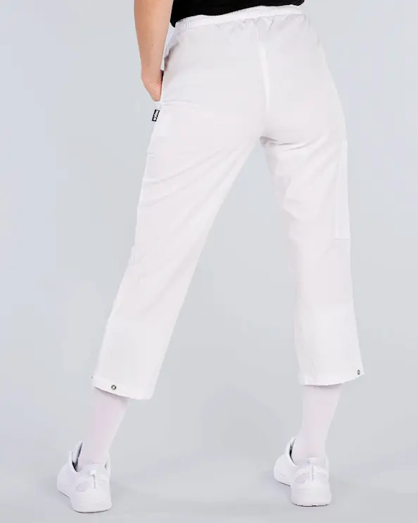 Hejco Crinkle Kari Hvid 3/4 Bukser Unisex