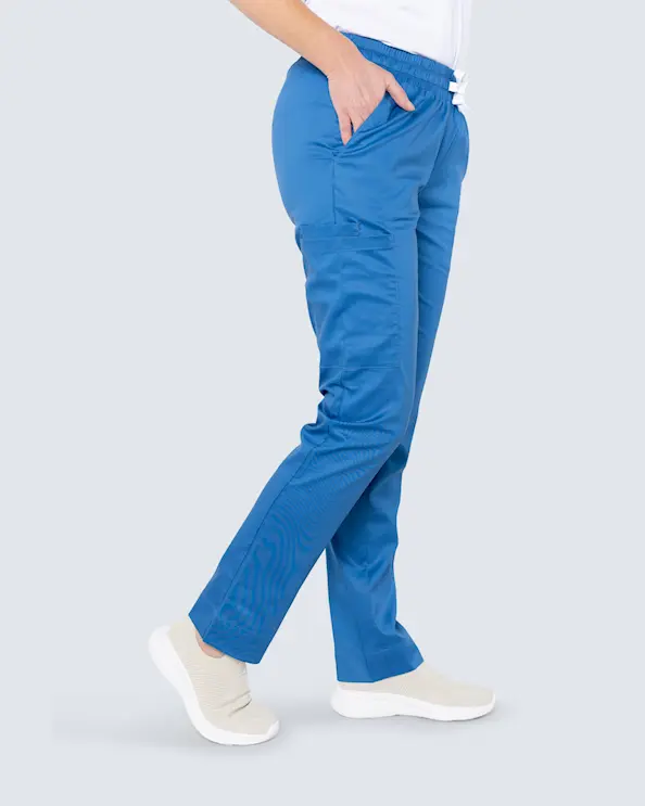 Hejco Clover unisex bukse med strikk Blå