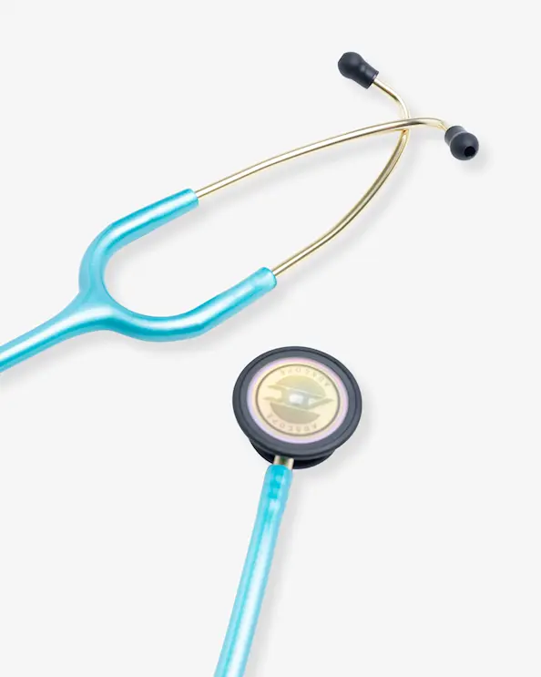 ADC Clinician Stetoskop 603 Karibienblå Regnbåge