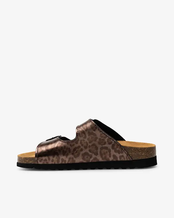 Embla 2736 Naistensandaali Airbed Leopardi Ruskea