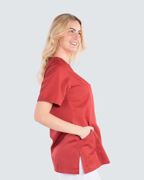 Segers Rød Tunika Tencel Dame