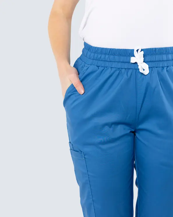 Hejco Clover unisex bukse med strikk Blå