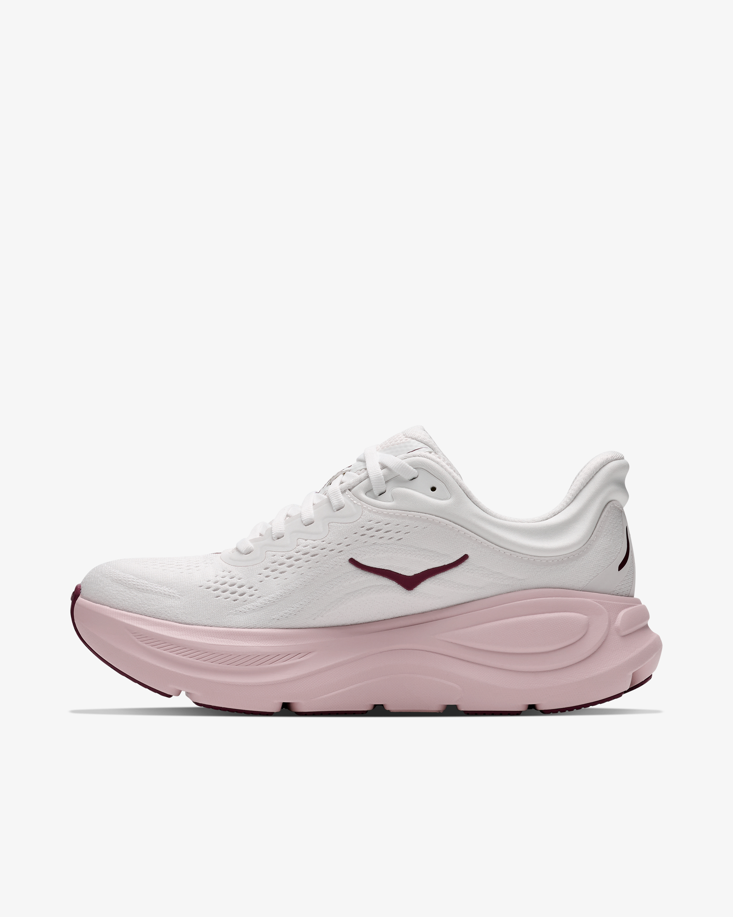 Hoka W Bondi 9 Sneaker White/Pink Opal