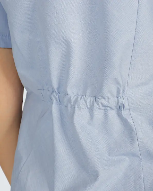Nybo Nature Lyseblå Tunika med Knapper Dame