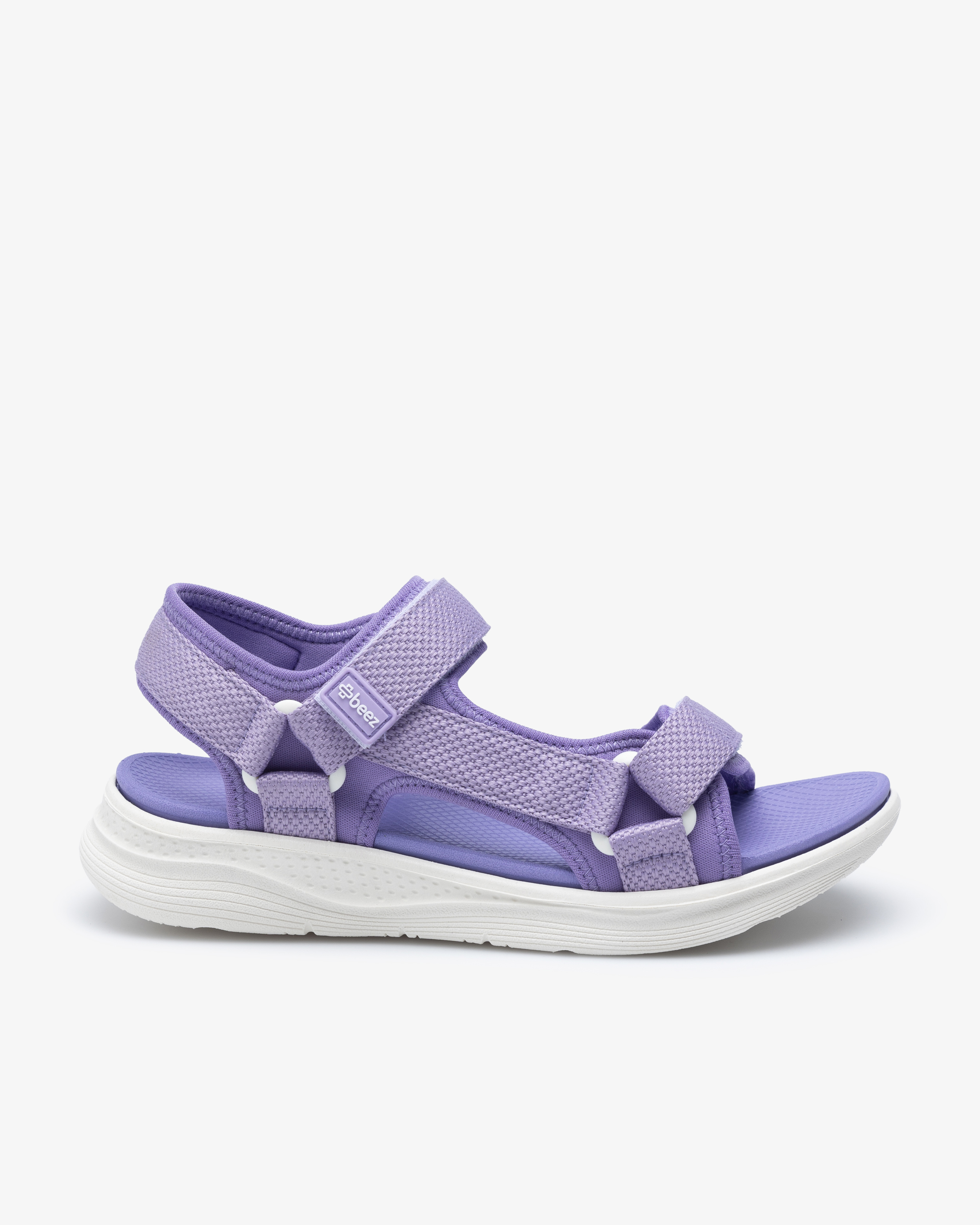Beez Zen Velcro Sandal Lilla