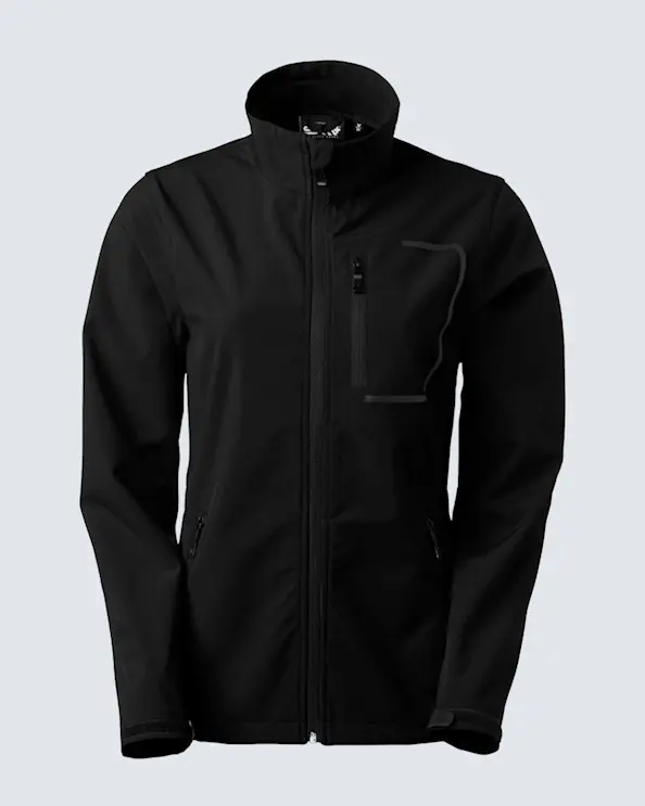 South West Victoria Svart Softshelljakke Dame