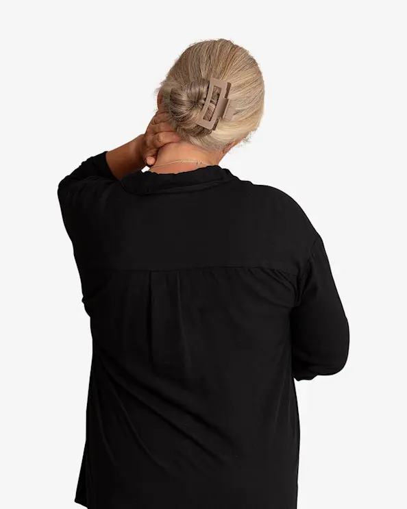Léonie Hårklämma Medium  Beige