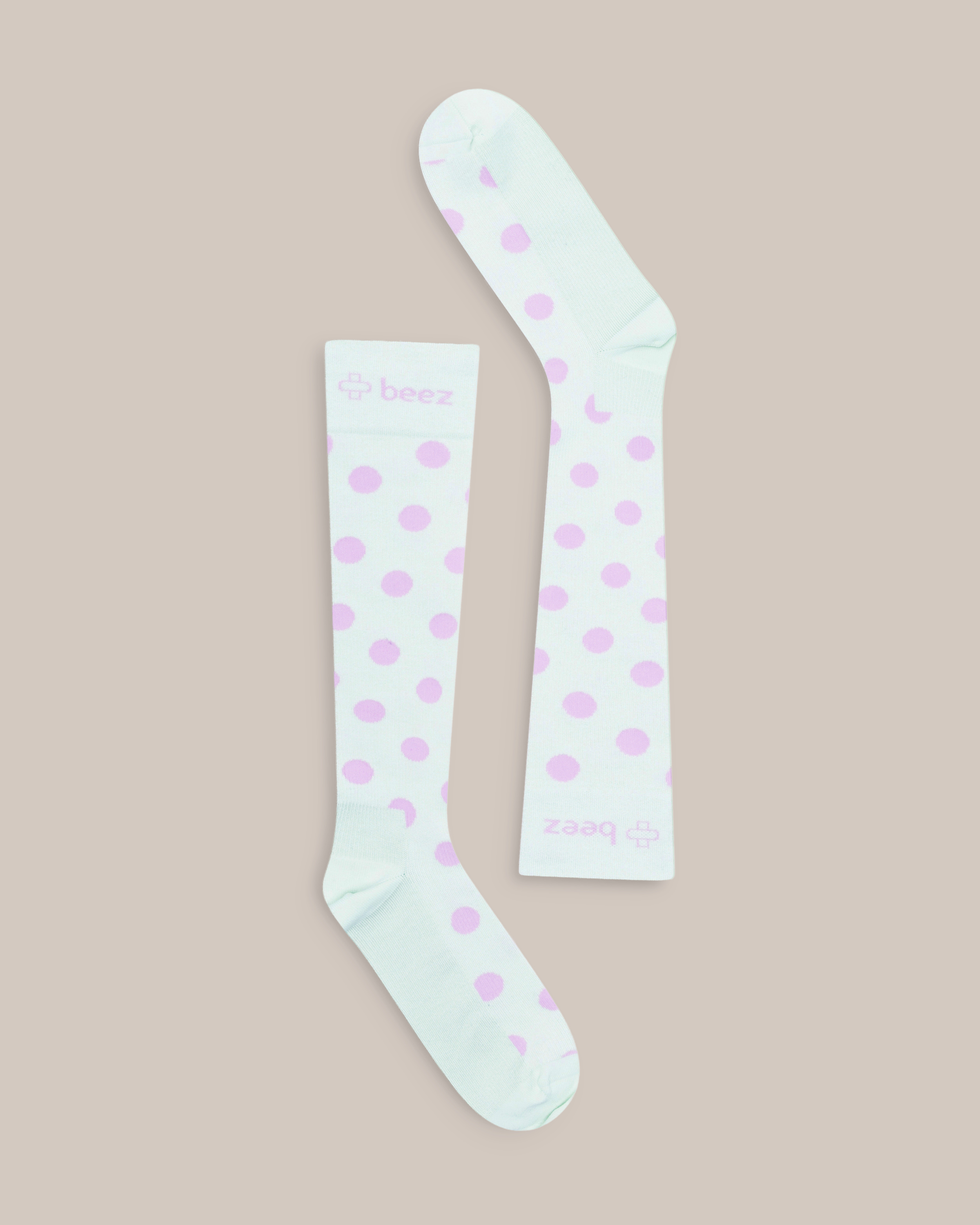 Stödstrumpor Vera Prickig 3-pack