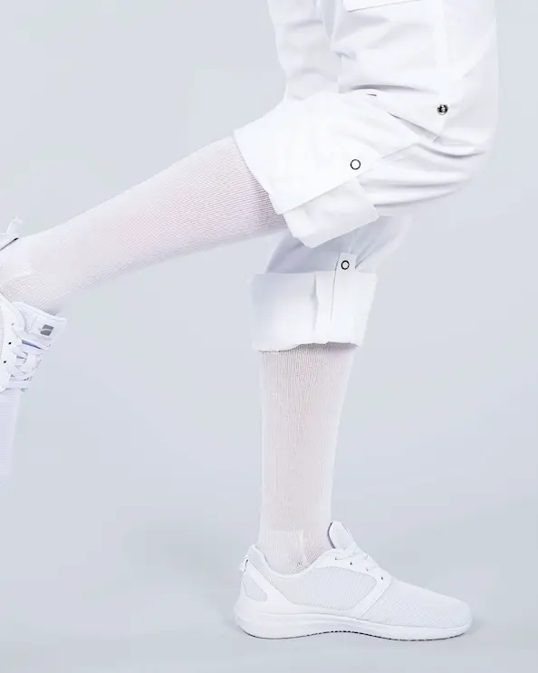 Kentaur Pull on Flex Valkoinen Työhousut Unisex