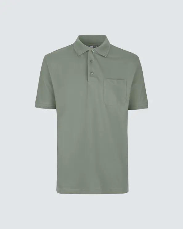 PRO Wear piké med lommer til herrer Olivengrønn